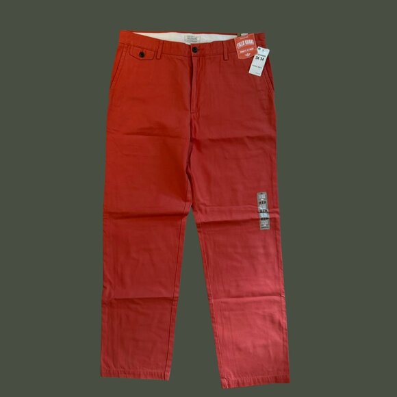 NWT Dockers Field Khaki Orange Size 34 X 34 - Picture 1 of 9